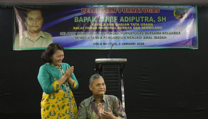 Pelepasan Purna Tugas KSBTU Balai Taman Nasional Berbak dan Sembilang, Bapak Arief Adiputra, S.H.